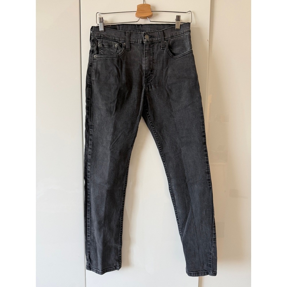 Levi's 502 Taper Jeans Men's W29 L32 Faded Black Wash